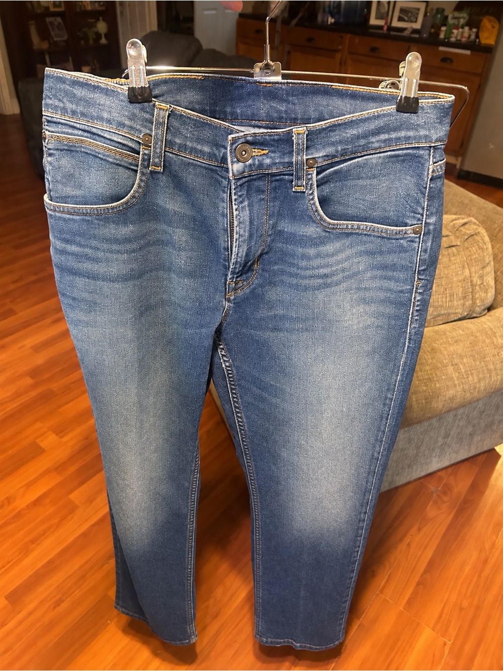 Hudson Jeans Straight Leg Medium Blue Wash